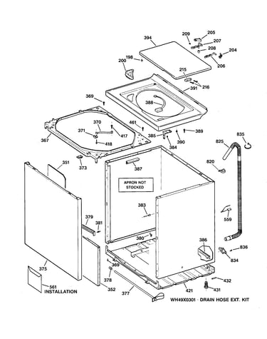 Cabinet, cover & front panel