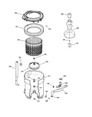 Tub, basket & agitator