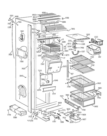 Freezer section