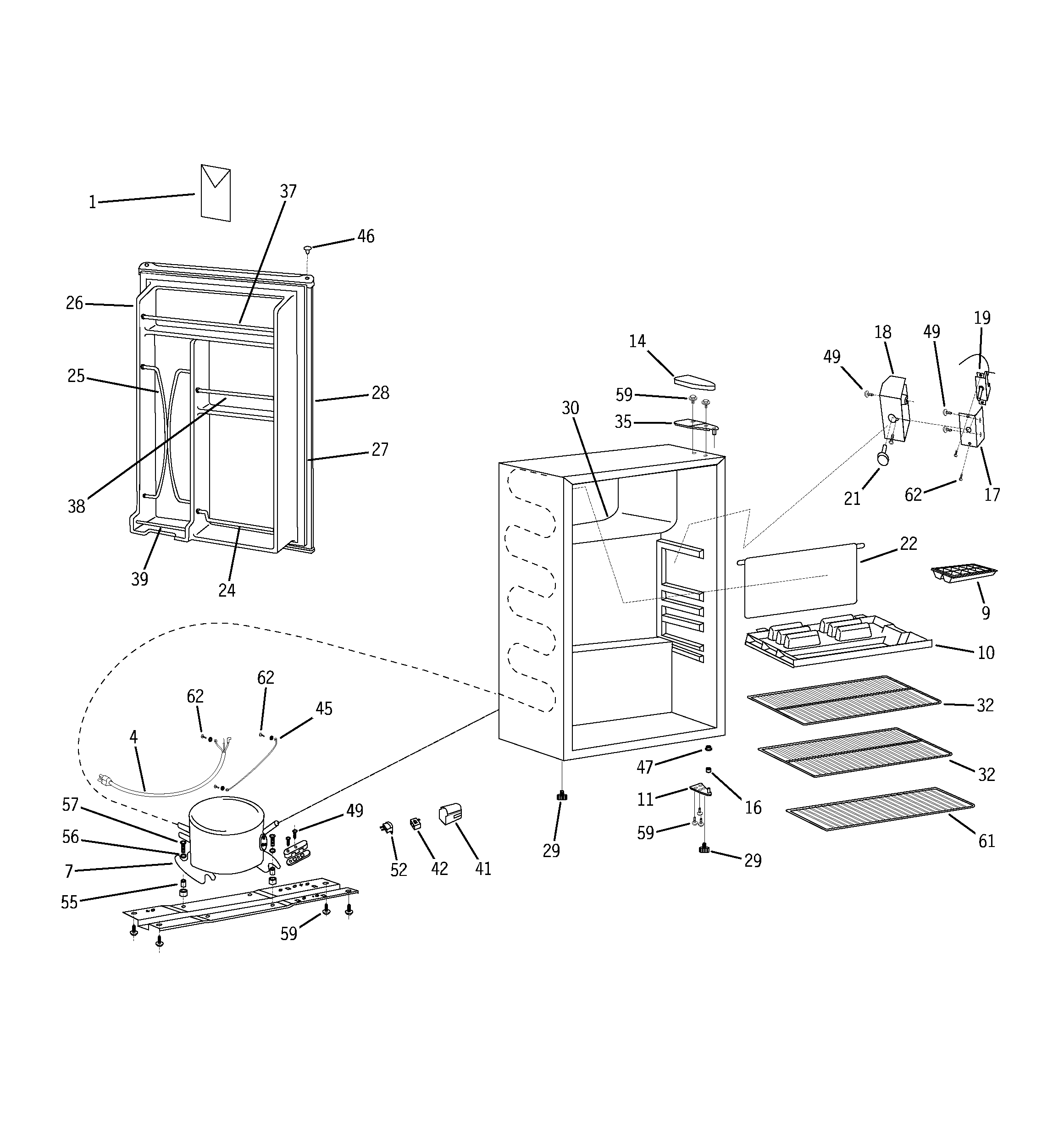 Refrigerator parts