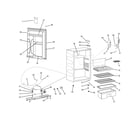 GE WMR04BANBBB refrigerator parts diagram