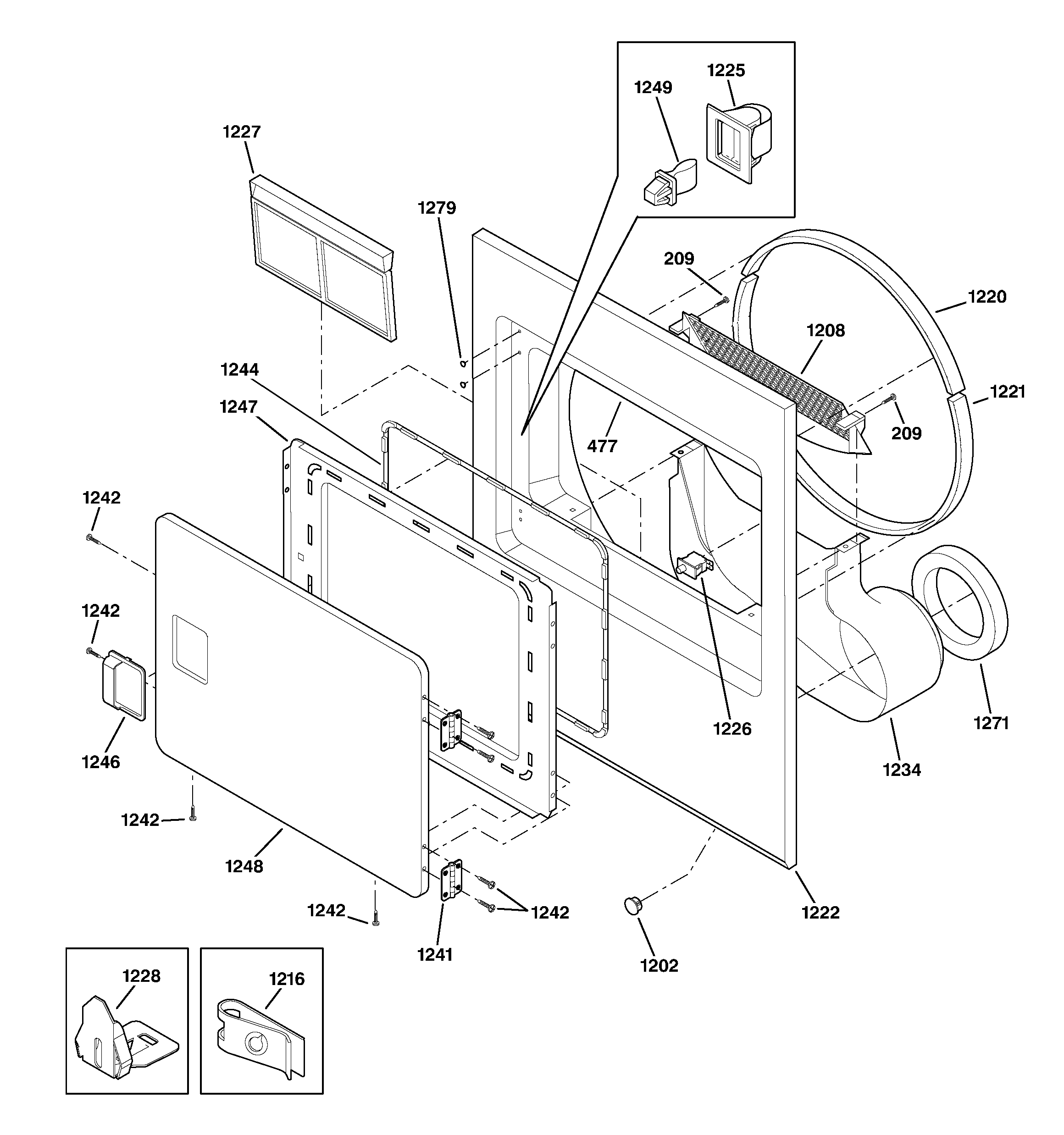 FRONT PANEL & DOOR