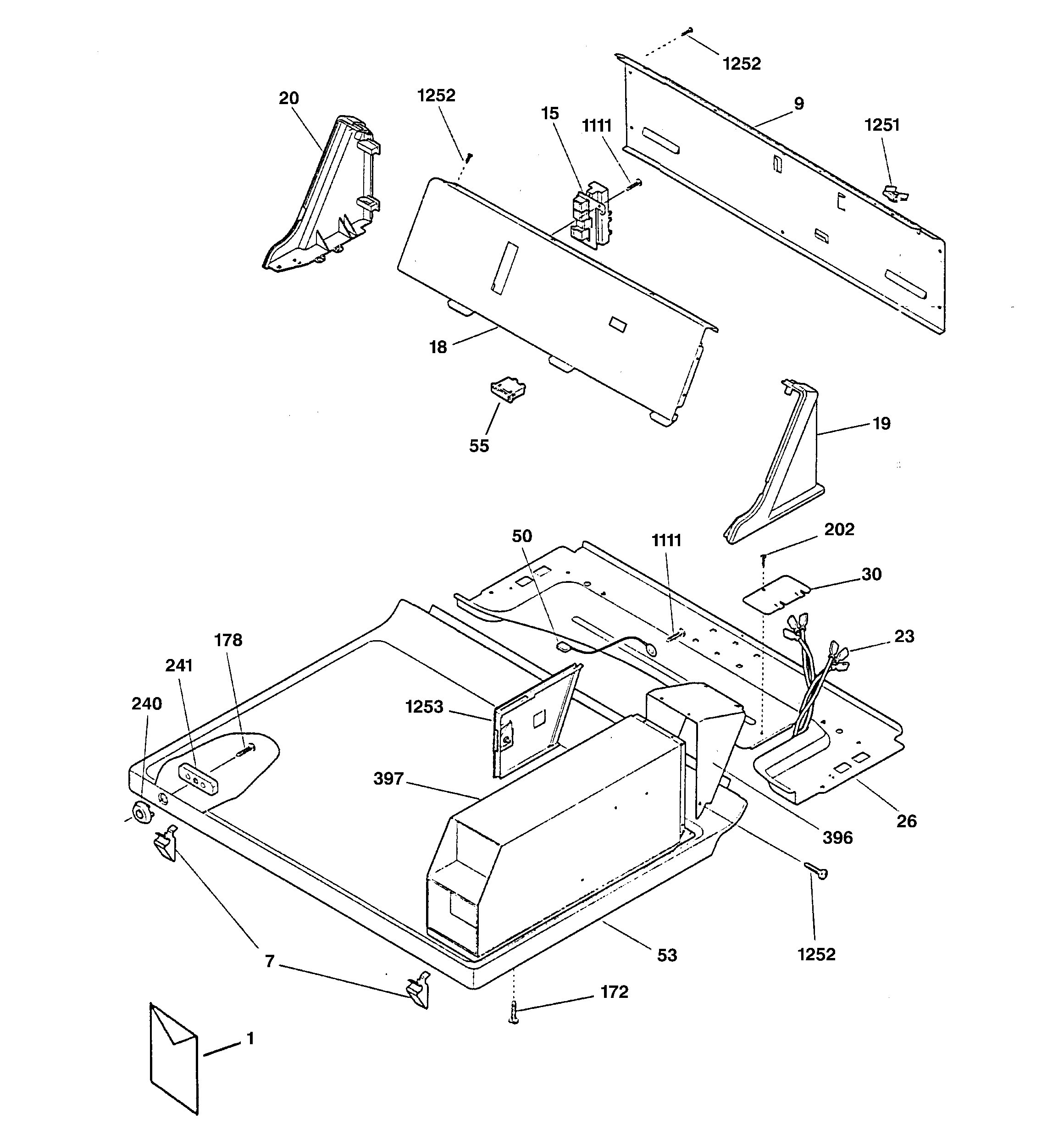 CONTROLS & TOP PANEL