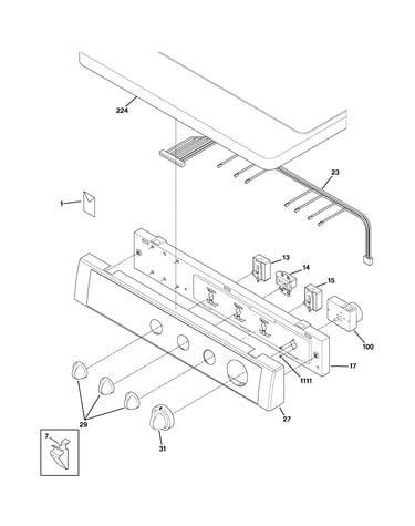 Controls & top panel