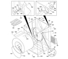 GE DSXH43EA2WW cabinet & drum diagram