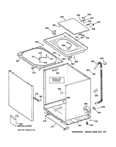 Cabinet, cover & front panel