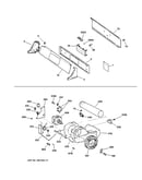 Backsplash, blower & drive assembly