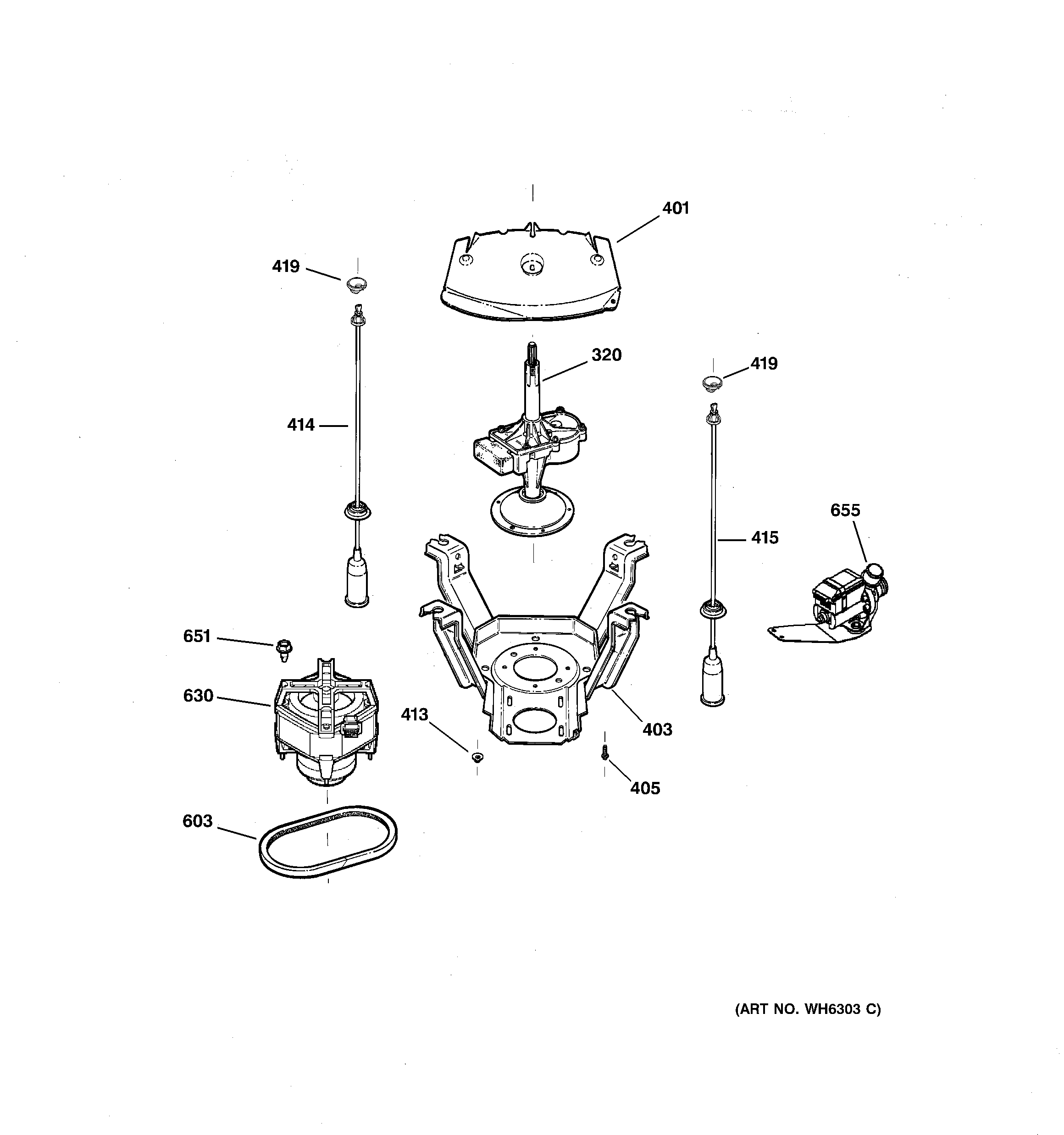 SUSPENSION, PUMP & DRIVE COMPONENTS