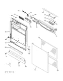 Escutcheon & door assembly