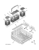 Lower rack assembly