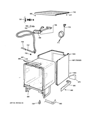 Cabinet & exterior parts