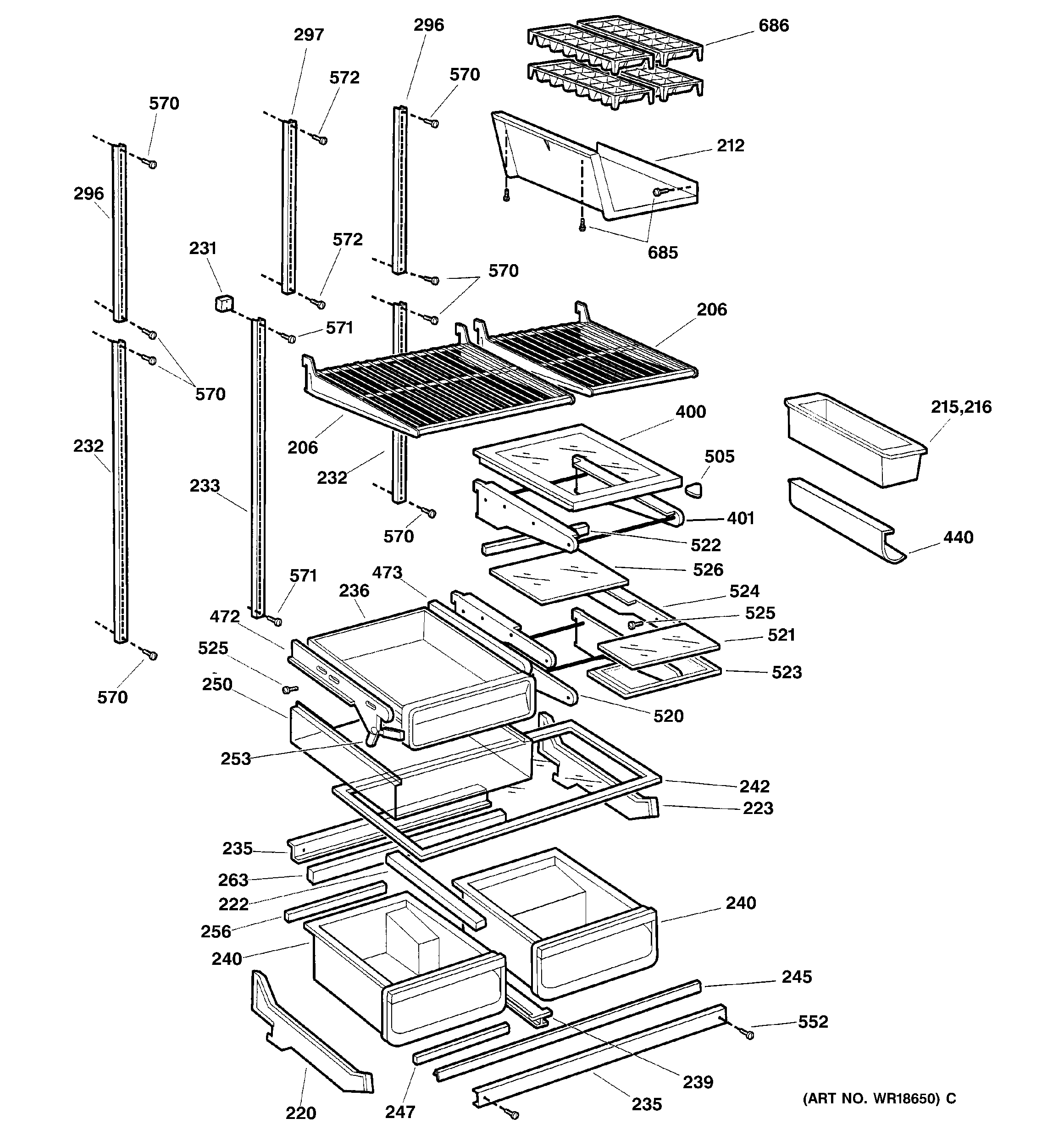 SHELVES