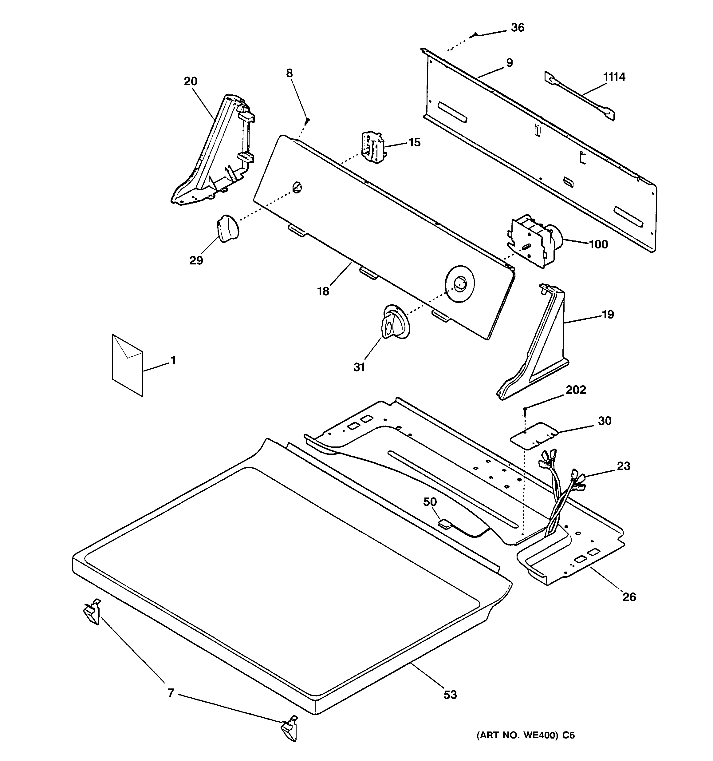 CONTROLS & TOP PANEL