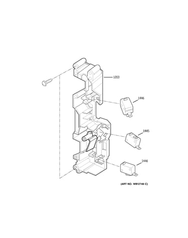 Latch board parts