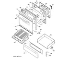 Kenmore 36275322004 door & drawer parts diagram