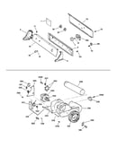 Backsplash, blower & motor assembly