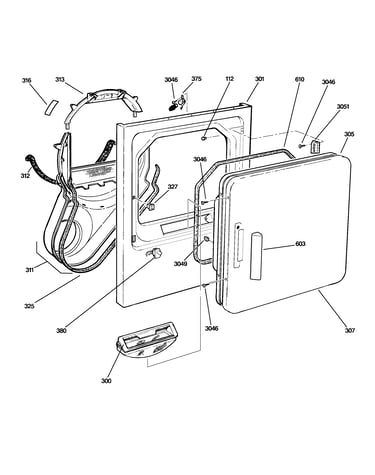 Front panel & door