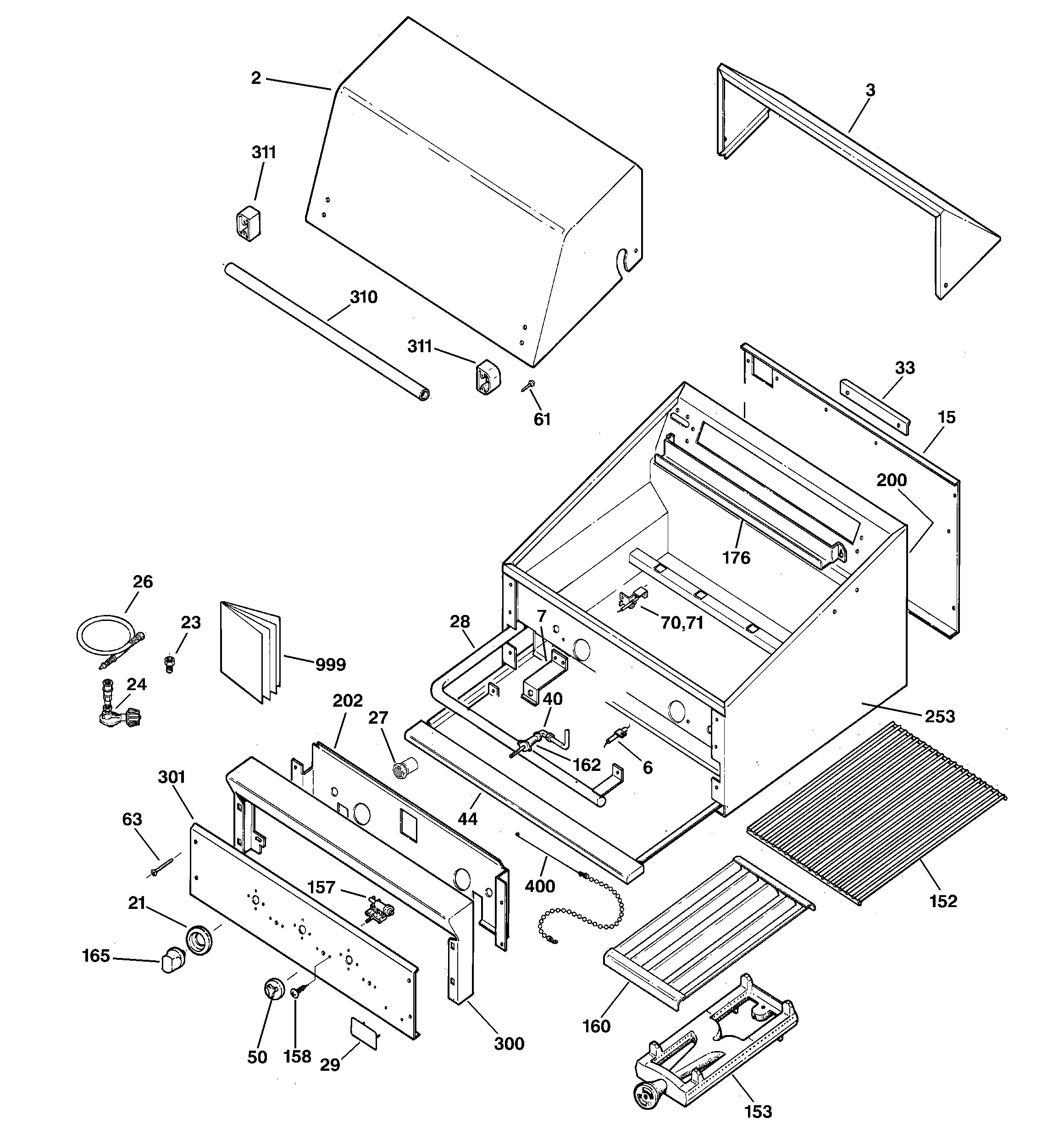 GAS GRILL PARTS