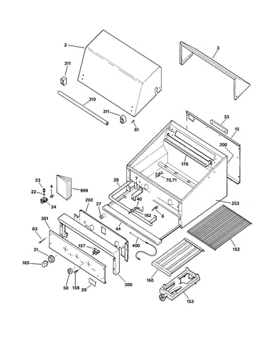 Gas grill parts