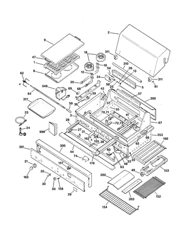 Gas grill parts