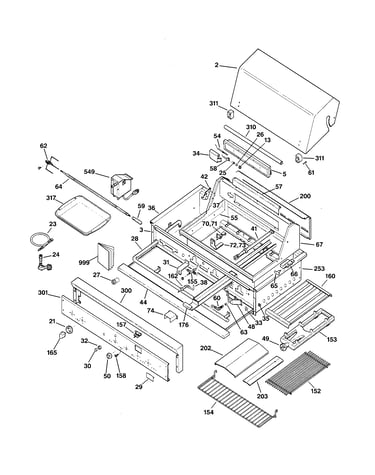 Gas grill parts