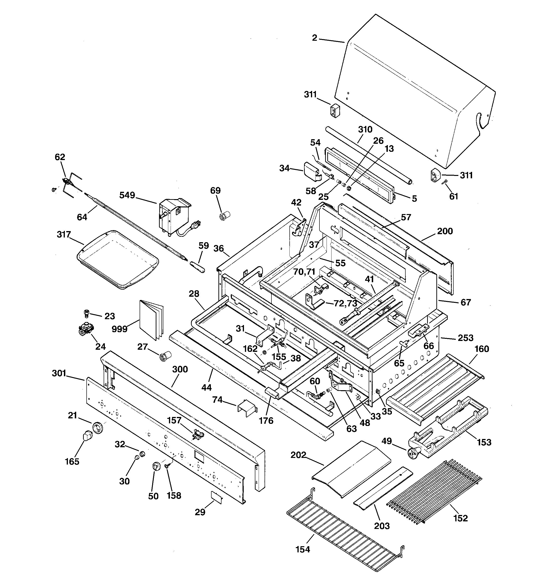 Gas grill parts