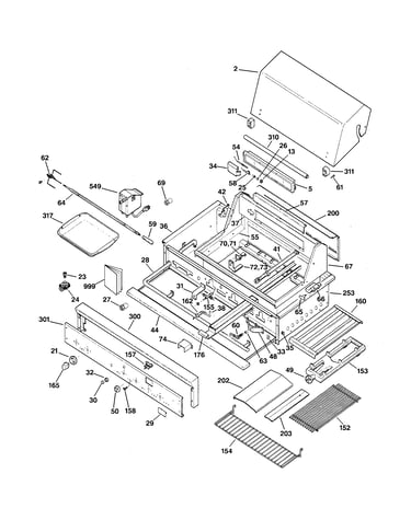 Gas grill parts