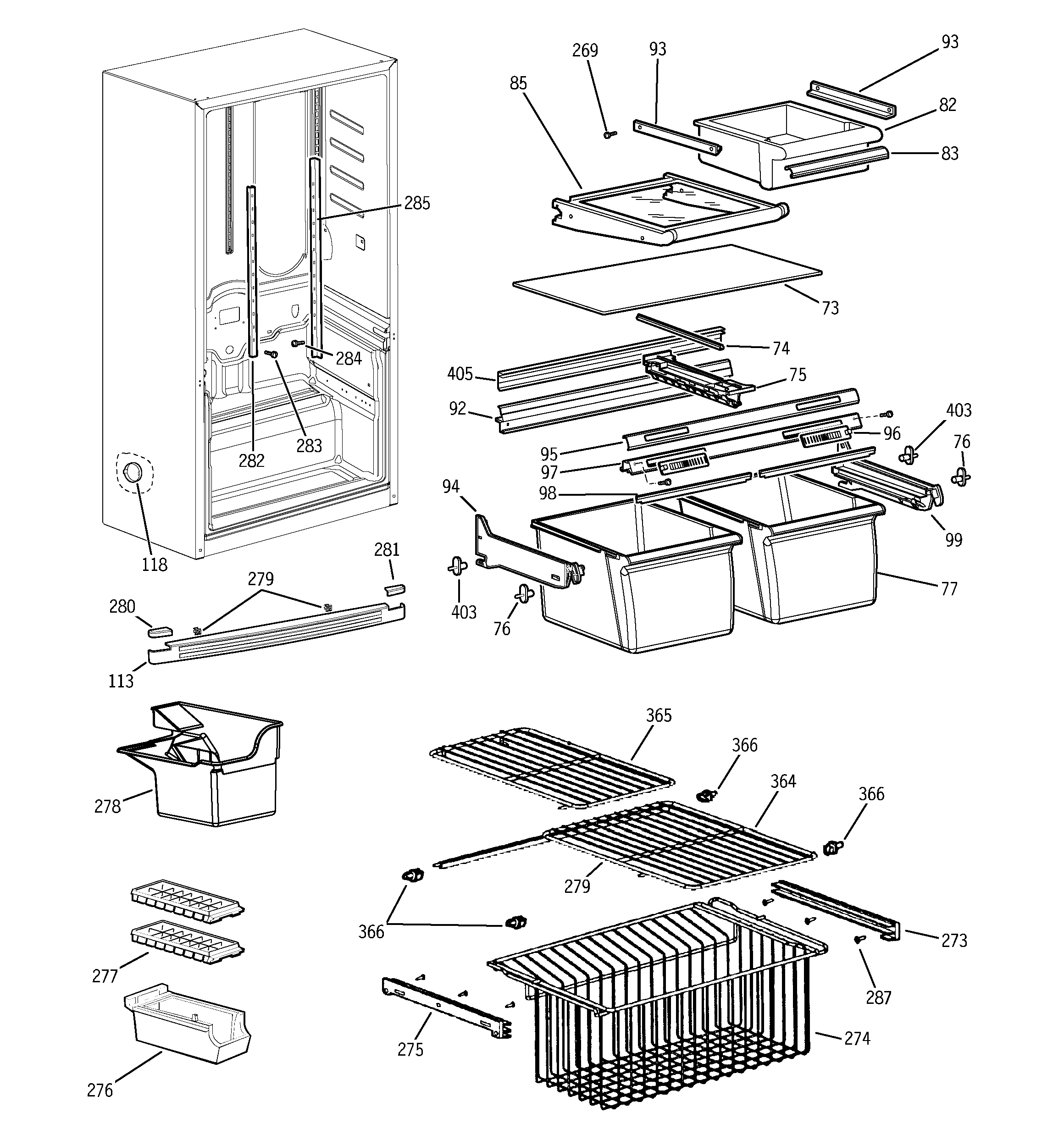 SHELVES