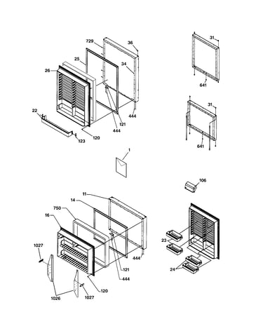 Door assemblies