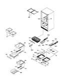Shelving assemblies