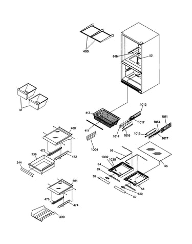 Shelving assemblies