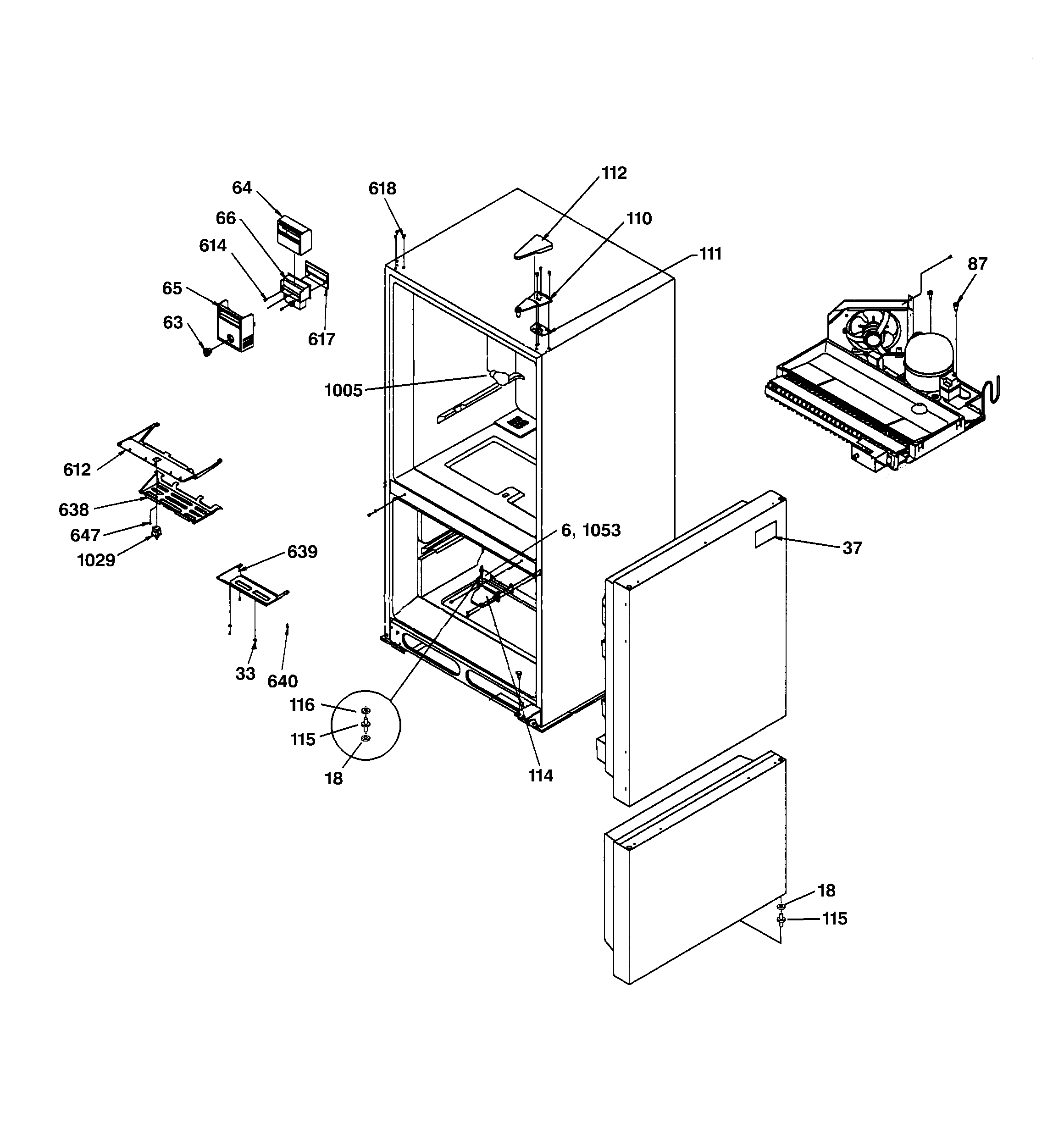 EVAPORATOR & FREEZER CONTROL ASSMEB