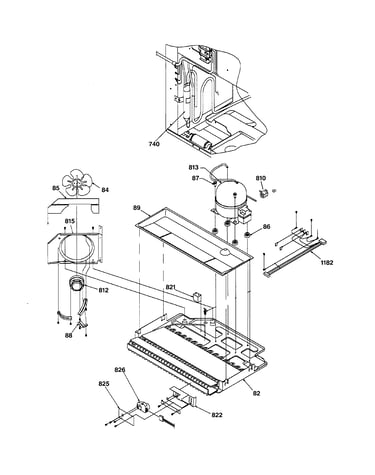 Machine compartment assembly
