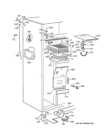 Freezer section
