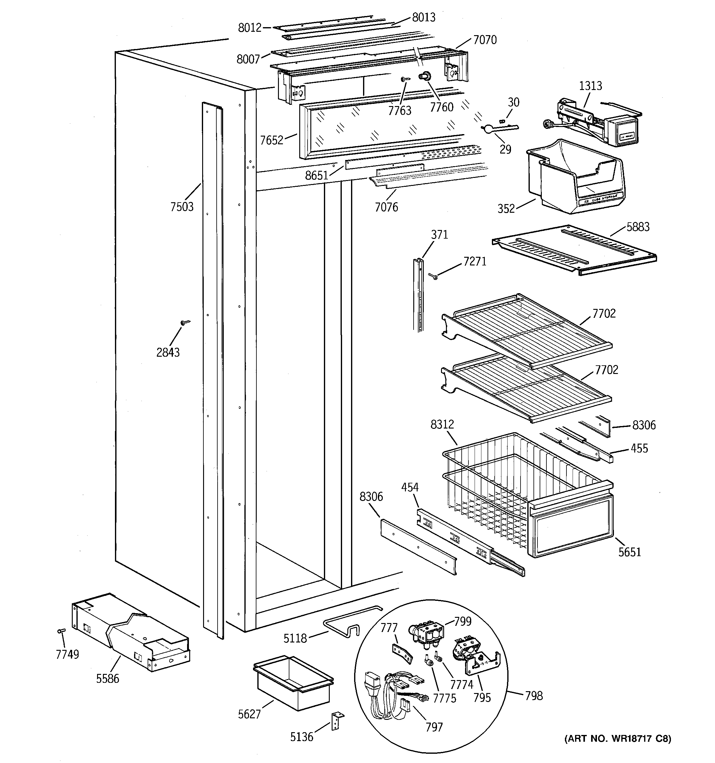 Freezer shelves
