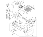 GE GSH25SGPASS ice maker & dispenser diagram