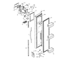 GE GSS25XGNABB freezer door diagram