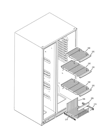 Freezer shelves