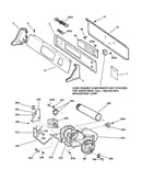Backsplash, blower & motor assembly