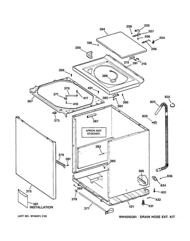 Cabinet, cover & front panel