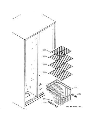 Freezer shelves