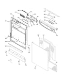Escutcheon & door assembly