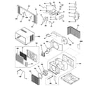GE AGF14AAG1 room air conditioner diagram