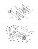 Backsplash, blower & motor assembly