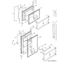 GE GTS18CCPALWW doors diagram