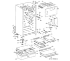 GE GTT15HBMFRCC cabinet diagram