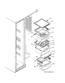 Fresh food shelves