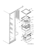 Fresh food shelves
