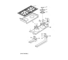 GE ZDP36N4RD1SS burner assembly diagram