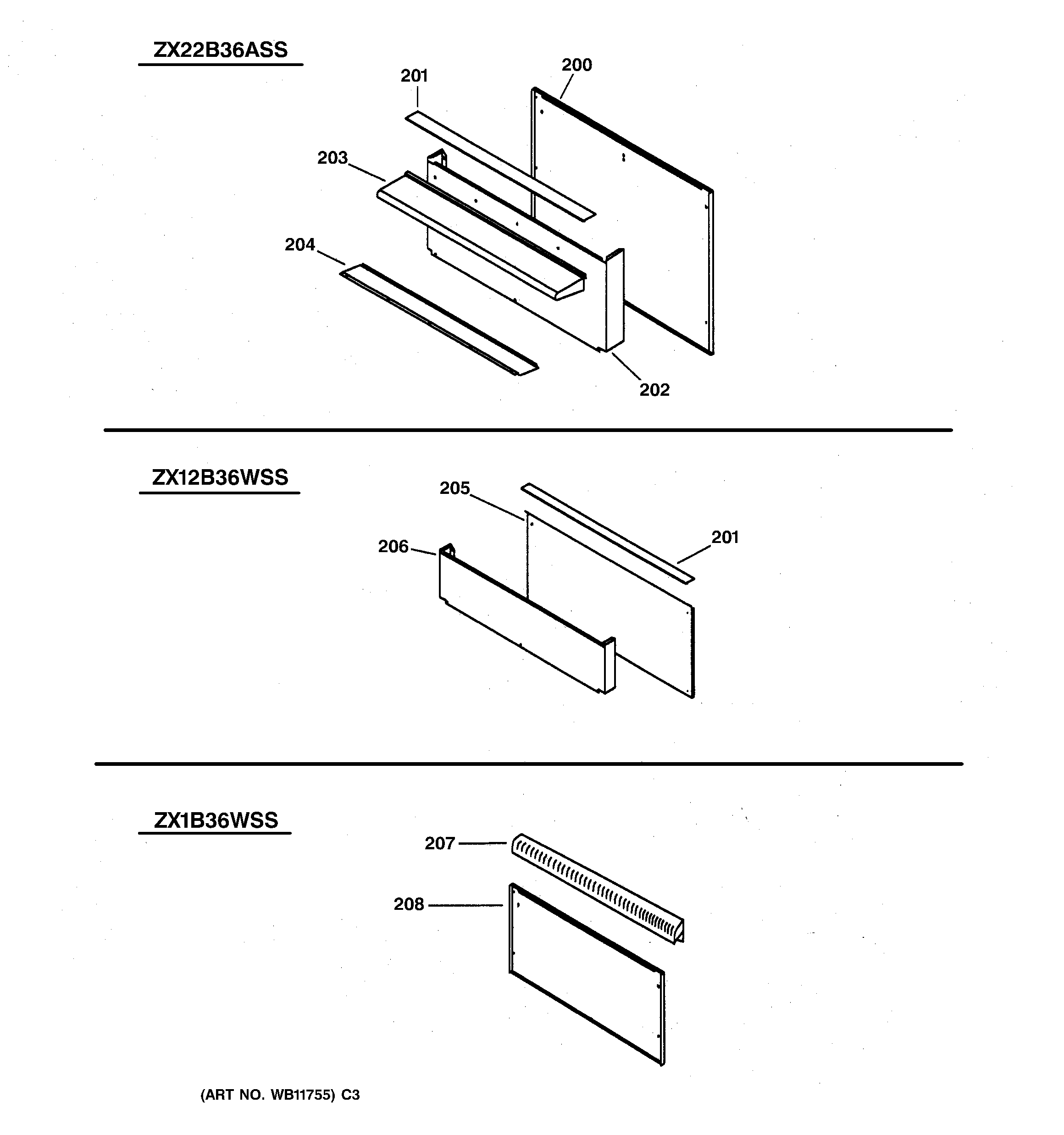 Accessory backguard assembly